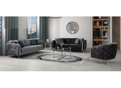 Modern Sofa Set 3 pcs Living Room Luxury Sofa Suite 3+3+1 Seater Furniture